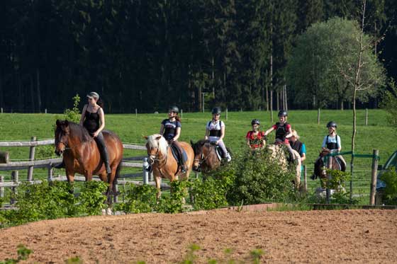 Ausritt Reitschule Weissauer