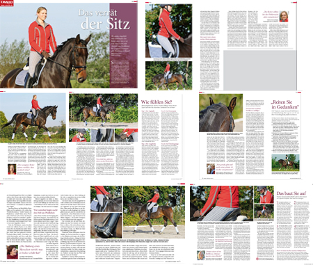 Artikel über den richtigen Sitz des Reiters Das verrät der Sitz